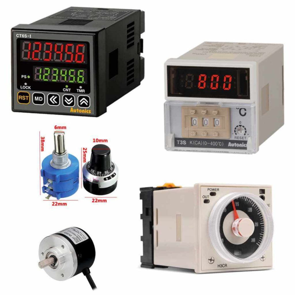 Counter, Timer, Rotary Encoder, Temperature Control, PotentioMeter